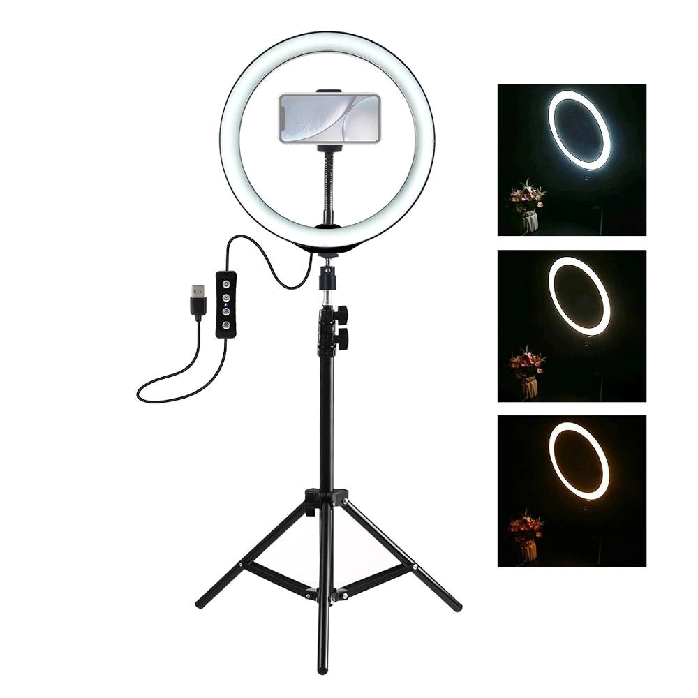 36 CM Professional LED Ring Light With 7 FT Tripod Stand